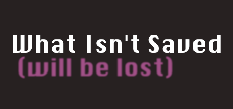 What Isn't Saved (will be lost)
